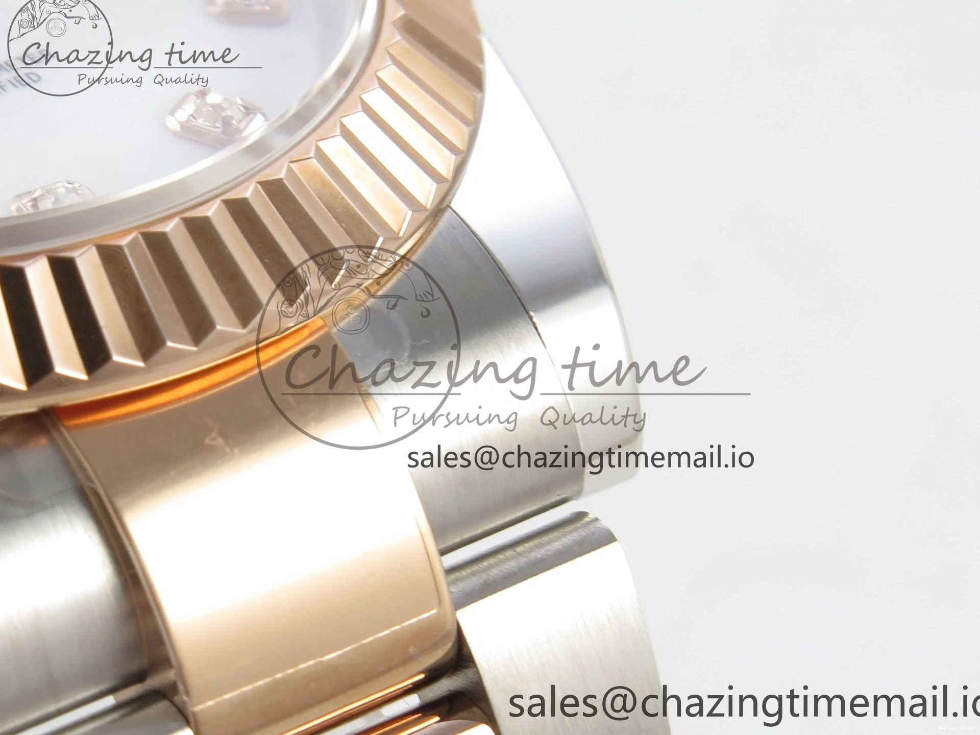 0208 DateJust 41 126331 SS RG ARF 1:1 Best Edition White MOP Diamonds Dial on Oyster Bracelet SH3235 (Weighted) UrbanChic 186